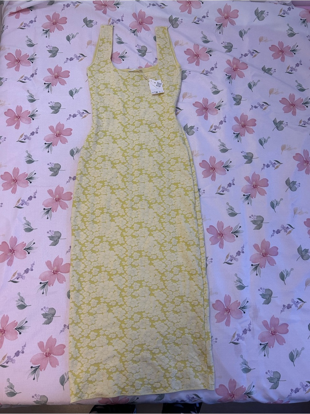 Yellow Floral Dress